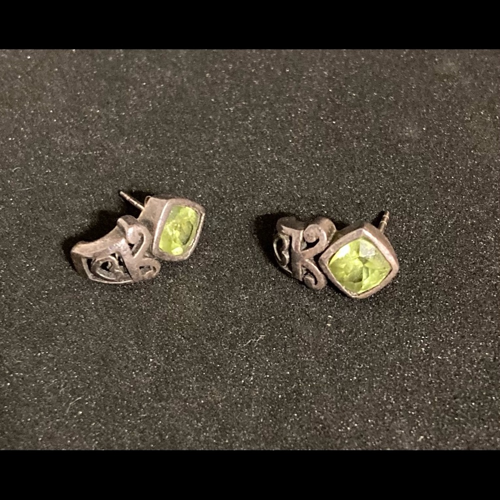 4.4 gram Peridot & Silver Earrings